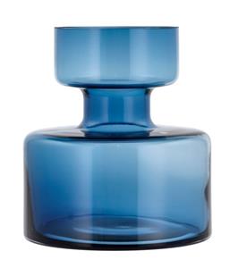 Lyngby Vasen Tubular Vase Glas blau 20 cm (blau)