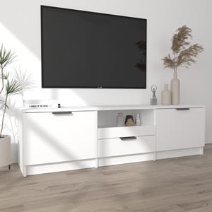 vidaXL Tv-meubel 140x35x40 cm bewerkt hout wit