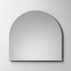 Saniclass Arch spiegel - 100x95x3.5cm - met verlichting - Geborsteld Aluminium SP-AR100
