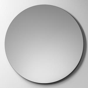 Saniclass Eclipse spiegel - 120x120x3.5cm - met verlichting - Geborsteld Aluminium SP-EC120