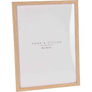 Home & Styling Houten fotolijst geschikt voor een foto van 30 x 40 cm - Fotolijsten