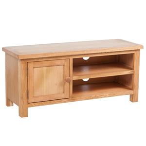 VidaXL Tv-meubel 103x36x46 cm massief eikenhout