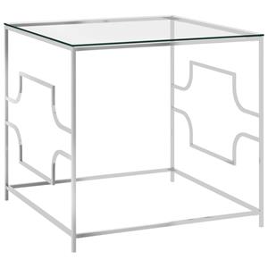 VIDAXL Couchtisch 55x55x55 Cm Edelstahl