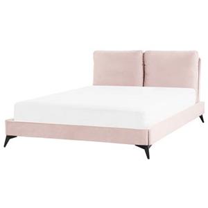 Beliani MELLE Bed roze 140x200