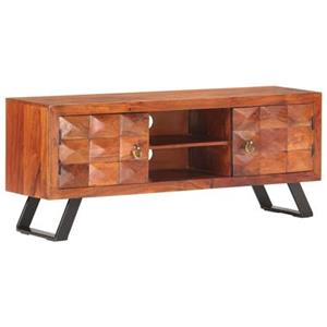 VIDAXL Tv-schrank 122x30x49 Cm Massivholz Akazie