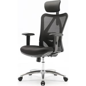 Zedar Ergonomische Bureaustoel - Office Chair - Verstelbaar - Volwassenen - Zwart van 