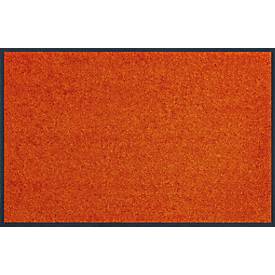 Wash+dry by Kleen-Tex Fußmatte wash+dry Schmutzfangmatte Trend-Colour Burnt Orange - 75 x 190 cm, 
