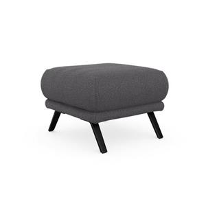 sit&more Hocker Scandia Met zwarte matte metalen poten