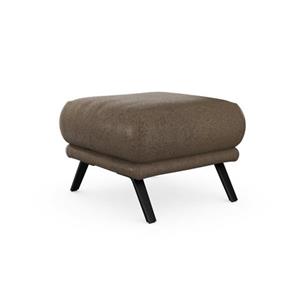 sit&more Hocker Scandia Met zwarte matte metalen poten