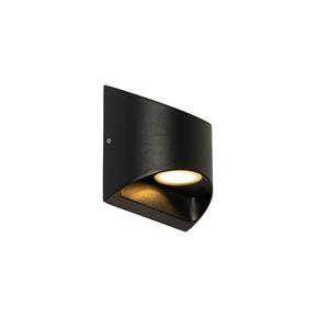 QAZQA Moderne buitenwandlamp zwart incl. LED IP54 - Mal