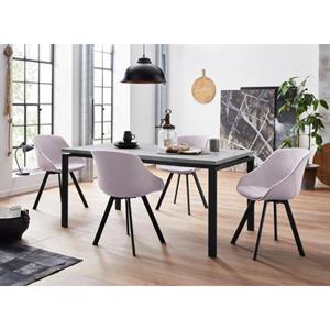 INOSIGN Eethoek met 4 stoelen (5-delig)