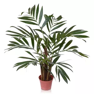 Plantje Chamaedorea Kunstpalm 65 cm - Kunstplant