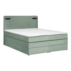 Leonique Boxspring Adil met ledverlichting, inclusief topmatras van comfortschuim (5-delig)