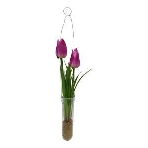 DEPOT Tulpe i. Reagenzglas ca. 28cm, violett