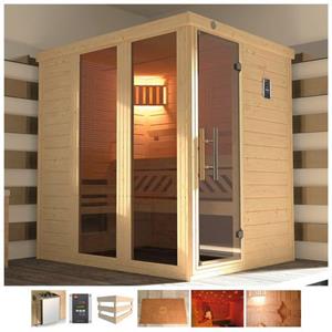 Weka Sauna Kemi Panorama 7,5 kw kachel met externe bediening