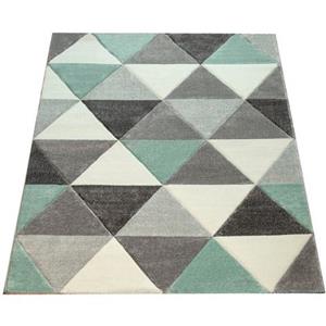 Teppich Lara 276, Paco Home, rechteckig, Höhe: 16 mm, Kurzflor, modernes geometrisches Design, Pastell-Farben