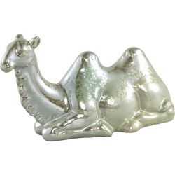 PTMD Collection PTMD Aidan Gold green glazed ceramic camel statue lying