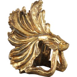 PTMD Collection PTMD Azzy Gold poly fighting fish statue
