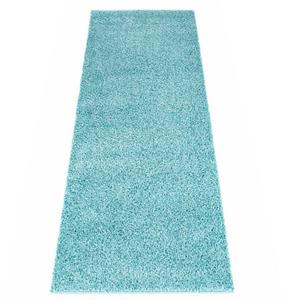 Carpet City Hoogpolige loper Shaggy Uni 500 Shaggy-vloerkleed, unikleurig, ideaal voor hal & entree, lange pool, zacht