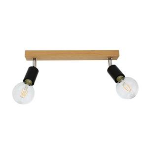 SPOT Light Plafondlamp ELMO Van chic eikenhout, duurzaam met FSC-certificaat, beweegbare spots