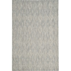 Safavieh Contemporary Indoor/Outdoor Woven Area Rug, Courtyard Collection, CY8522, in Grey & Grey, 79 X 152 cm