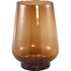 PTMD Collection PTMD Dexa Brown glass vase straight round L