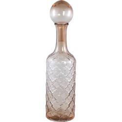 PTMD Collection PTMD Cianna Brown glass bottle round with bal L