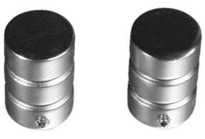Liedeco Gordijnroede-eindstuk Cilinder met ril voor gordijnroeden ø 16 mm
