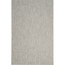 Safavieh Contemporary Indoor/Outdoor Woven Area Rug, Courtyard Collection, CY8520, in Grey & Grey, 160 X 231 cm
