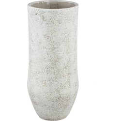 PTMD Collection PTMD Dorin White cement minimal high round pot M