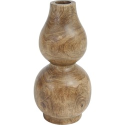 PTMD Collection PTMD Yolande Brown mango wood pot S