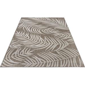 Teppich Palmera, NORTHRUGS, rechteckig, Höhe: 4 mm, Flachgewebe Florales Design, gekettelt, Robust, Pflegeleicht