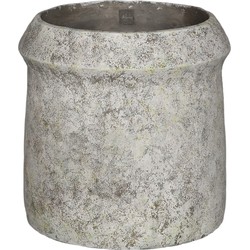 PTMD Collection PTMD Nimma Grey cement pot wide top round XL