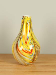 HO-Jeuken Glazen vaas multicolor 30 cm, SA-7