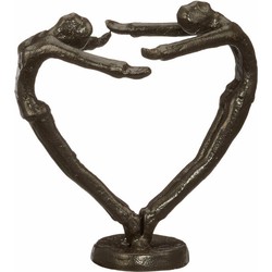 Decopatent Beeld Sculptuur Liefde - Love - Sculptuur van Metaal - Design Sculpturen - Moments of Life - In Giftbox