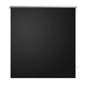 VidaXL Rolgordijn verduisterend 100 x 175 cm zwart