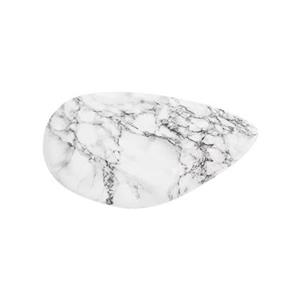 pt' Platte mit weißem Marmoreffekt Marble 29.5 cm