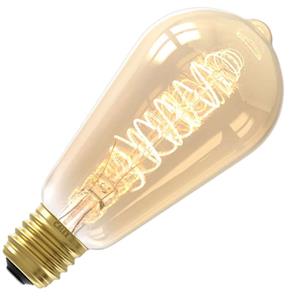 Calex E27 ST64 3,8W LED-Filament Flex 821 gold dim