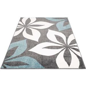 Carpet City Teppich "Moda Soft", rechteckig, Wohnzimmer, florales Design