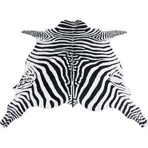 Bruno Banani Vloerkleed Zebra Vloerkleed in printdessin in vachtmodel, zebra-look, prettig gevoel