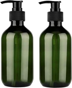 Elkuaie Seifenspender 2 Stück 300 ml Shampoo Flaschen zum Befüllen, Duschgel Flasche