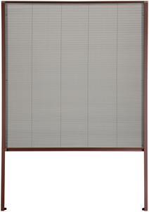 Hecht International Insektenschutzrollo für Dachfenster, transparent, braun/anthrazit, BxH: 110x160 cm