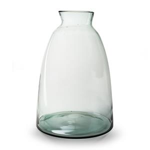 Jodeco Bloemenvaas - Eco glas transparant - H55 x D38 cm -