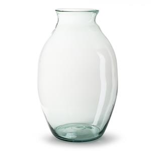 Jodeco Bloemenvaas - Eco glas transparant - H55 x D36 cm -