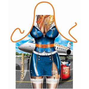 Merkloos Sexy kookschort Stewardess -