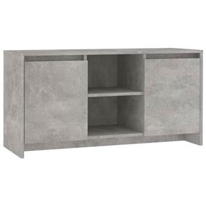 VidaXL Tv-meubel 102x37,5x52,5 cm spaanplaat betongrijs