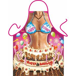 Merkloos Sexy kookschort Happy Birthday vrouw -