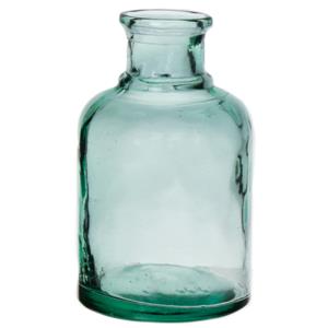 Bellatio Design Bloemenvaas - helder - transparant gerecycled glas - D12 x H20 cm -
