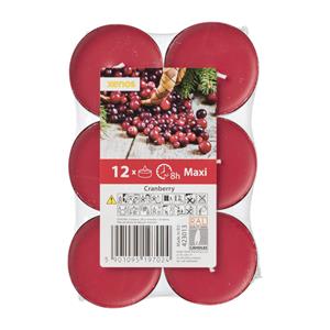 Coolmax Geurtheelichten - cranberry - set van 12