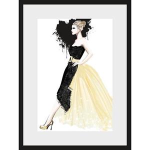 Leonique Bild "Skizze Dress", 30/40 cm, gerahmt